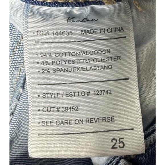 KanCan Women's Raw Hem Ankle Skinny Jeans - Size 25x24.5 - Picture 7 of 7